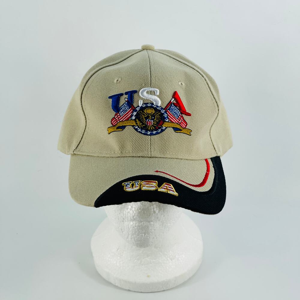 Vintage USA Hat Cap Adjustable Wool/Acrylic